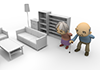 Living ｜ Old man ｜ Room ――Free illustration material ―― Medical care ｜ Nursing care ｜ Hospital ｜ People