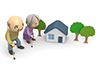 Living / Elderly / Housing --Free Illustration Material --Medical Care | Nursing Care | Hospital | People
