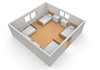 Room ｜ Nursing care facility ｜ Floor plan ――Free illustration material ――Medical care ｜ Nursing care ｜ Hospital ｜ Person