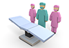 Operating Room ｜ Treatment ｜ Operating Room / Doctor ｜ White Coat / Uniform ｜ Brain / Brain ――Free Illustration Material ――Medical ｜ Nursing ｜ Hospital ｜ Person