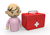 First Aid Kit ｜ Nurse ｜ Treatment / Nurse ｜ Latest Treatment / Hospital ｜ Virus / Pathogens --Free Illustration Material --Medical Care ｜ Nursing Care ｜ Hospital ｜ People