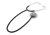 Stethoscope ｜ Choshinki ｜ Heart / Lung / Blood Vessel ｜ Human Dock / MRI ｜ Rib / Chest ――Free Illustration Material ――Medical ｜ Nursing ｜ Hospital ｜ Person