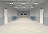 Hospital / Corridor / Facility / Ward ｜ Doctor / Nurse / Medical site ｜ Door / Examination room / Medicine ――Free illustration material ――Medical ｜ Nursing ｜ Hospital ｜ Person