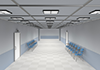 Clean corridor / hospital / facility / cleanliness ｜ Hospital room / medicine / welfare / medical field / lab coat ｜ Doctor ――Free illustration material ――Medical ｜ Nursing ｜ Hospital ｜ Person