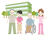 Elderly Housing with Care | Nursing Care Facilities-Medical Care | Nursing Care / Welfare | Free Illustrations