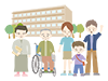 Elderly Housing with Care | Nursing Care Facilities-Medical Care | Nursing Care / Welfare | Free Illustrations