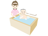 Elderly / Bath / Welfare Facility ｜ Nurse-Medical Care ｜ Nursing Care / Welfare ｜ Free Illustration