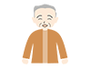 Grandfather ｜ Elderly ｜ Smile ｜ Fun ――Medical care ｜ Nursing care / welfare ｜ Free illustration