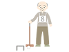 Gateball / Exercise / Elderly ｜ Exercise ｜ Energetic --Medical ｜ Nursing / Welfare ｜ Free Illustration