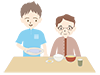 Meal / Fun Temporary / Elderly ｜ Nurse-Medical Care ｜ Nursing Care / Welfare ｜ Free Illustration