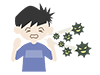 Virus | Sneezing | Boys-Medical Care | Nursing Care / Welfare | Free Illustrations