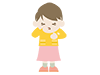 Coughing | Girl | Tough --Medical | Nursing / Welfare | Free Illustration