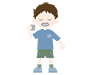 Gargling Boy | Cold Prevention-Medical Care | Nursing Care / Welfare | Free Illustrations