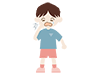 My teeth hurt | Crying | Boys-Medical care | Nursing care / welfare | Free illustrations